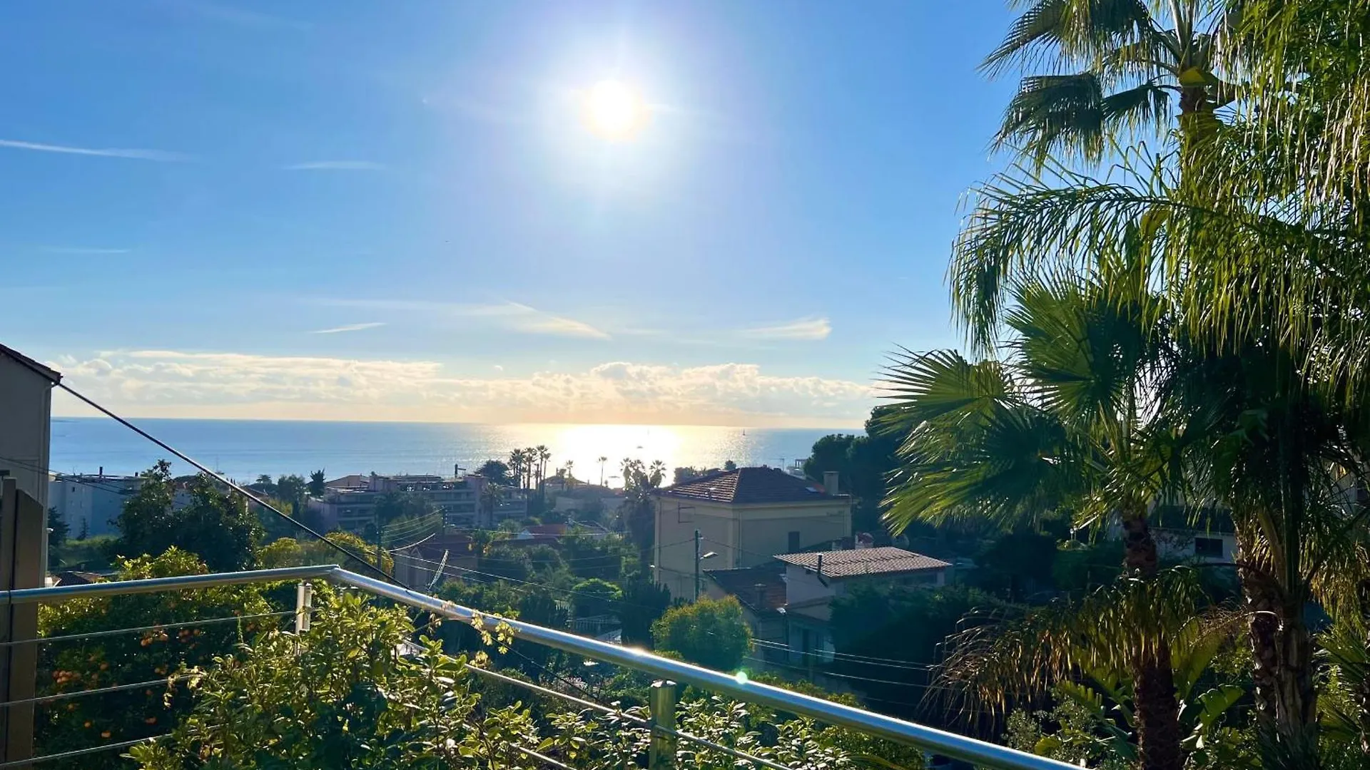Golfe Juan - Villa 4 People - Sea View - Garden Vallauris